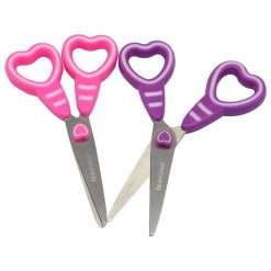 CISEAUX SCOLAIRE 13.5 cm LOVELY HEART "TECHNO" REF: 7063