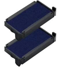 Jeu de 2 Cassettes D'encrage pour Cachet TRODAT 6/4910 Bleu