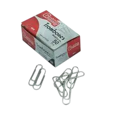Trombones GOLDEN 28mm Boite de 50 Pièces Argent